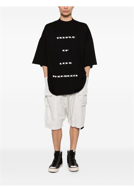 tommy t t-shirt man black RICK OWENS DRKSHDW | DU01F4259 RNEP70911